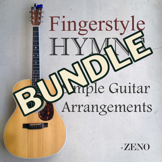 *Fingerstyle Hymns Volume 1 to 9 Bundle